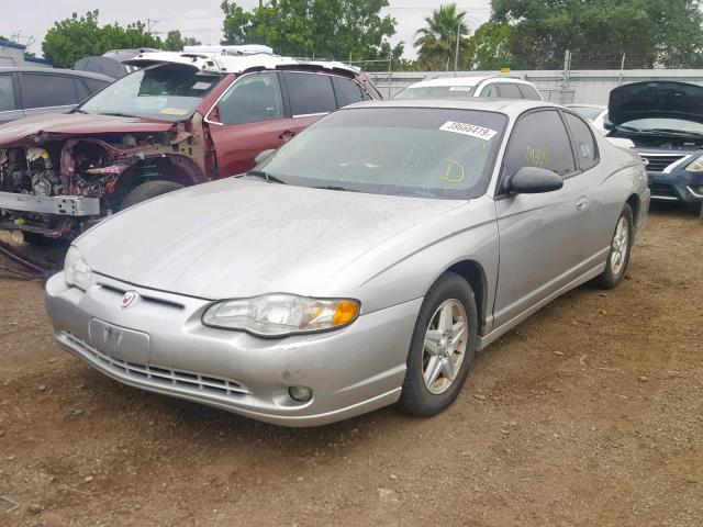 2G1WX12K559147429 - 2005 CHEVROLET MONTE CARL SILVER photo 2