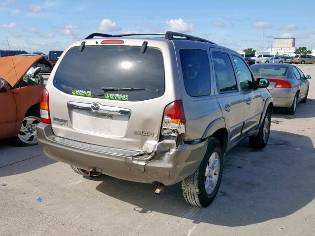 4F2CU091X1KM36289 - 2001 MAZDA TRIBUTE LX BEIGE photo 4