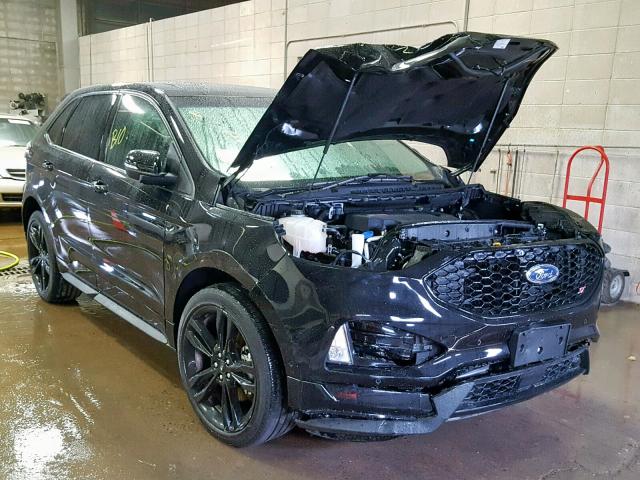 2FMPK4AP9KBB13230 - 2019 FORD EDGE ST BLACK photo 1