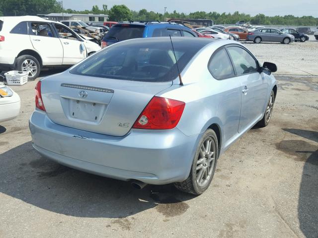 JTKDE177870157970 - 2007 TOYOTA SCION TC BLUE photo 4