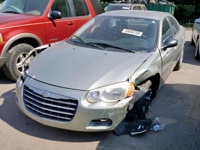 1C3EL46X34N374740 - 2004 CHRYSLER SEBRING LX SILVER photo 2