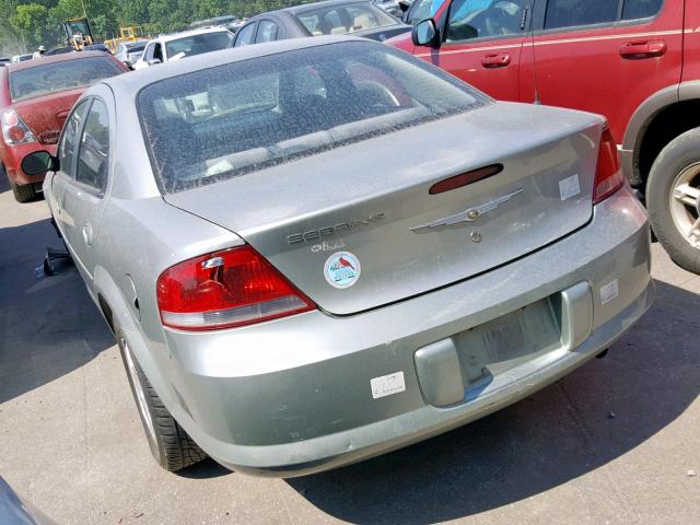 1C3EL46X34N374740 - 2004 CHRYSLER SEBRING LX SILVER photo 3