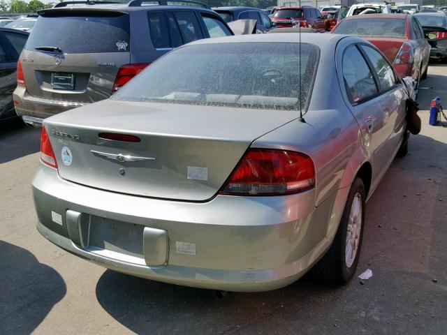 1C3EL46X34N374740 - 2004 CHRYSLER SEBRING LX SILVER photo 4