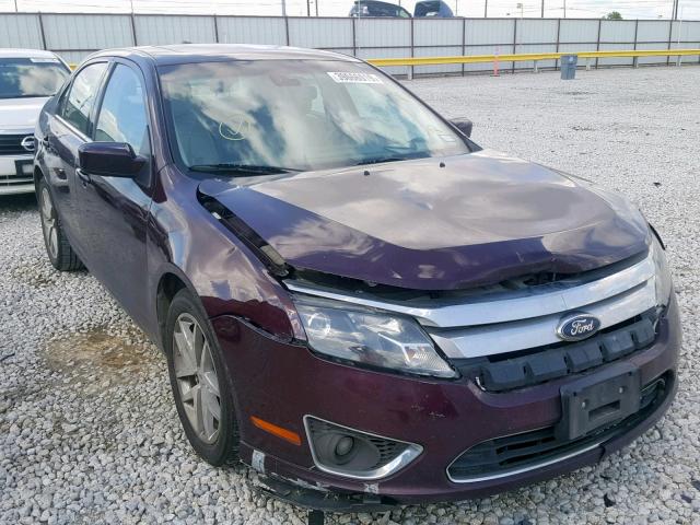 3FAHP0JA4CR413801 - 2012 FORD FUSION SEL BURGUNDY photo 1