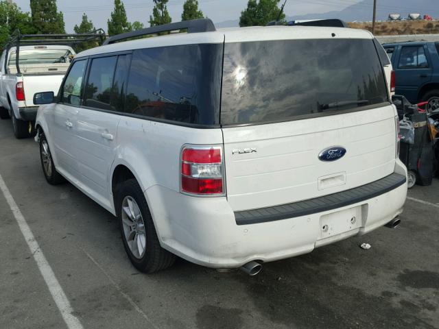 2FMGK5B8XEBD13633 - 2014 FORD FLEX SE WHITE photo 3