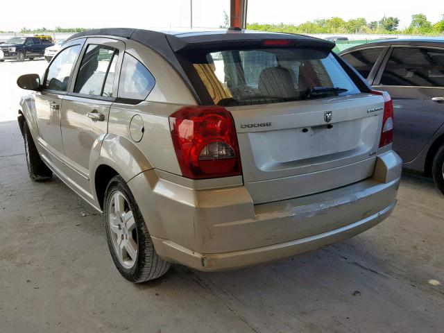 1B3HB48A19D168996 - 2009 DODGE CALIBER SX GOLD photo 3