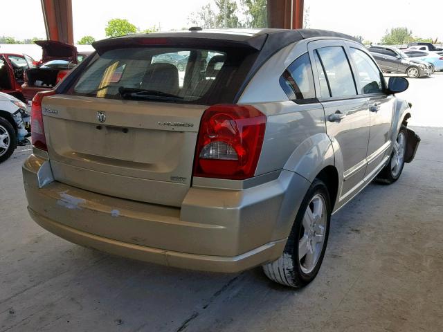 1B3HB48A19D168996 - 2009 DODGE CALIBER SX GOLD photo 4