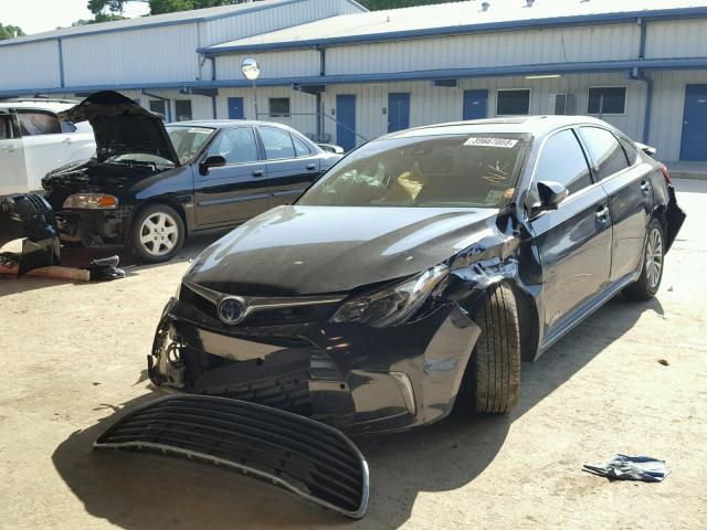 4T1BD1EB1GU051888 - 2016 TOYOTA AVALON HYB BLACK photo 2