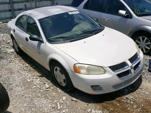 1B3EL36X24N312995 - 2004 DODGE STRATUS SE WHITE photo 1