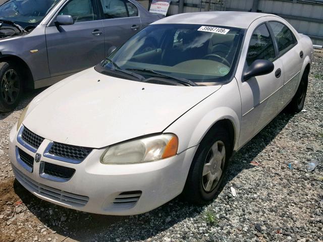 1B3EL36X24N312995 - 2004 DODGE STRATUS SE WHITE photo 2