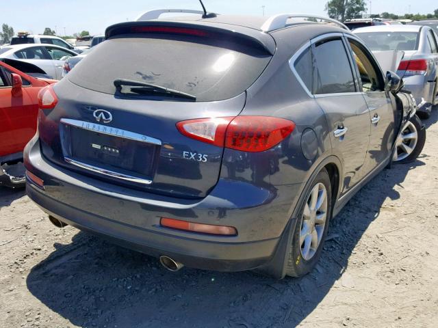 JNKAJ09E28M306278 - 2008 INFINITI EX35 BASE BLACK photo 4