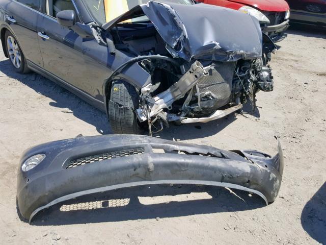 JNKAJ09E28M306278 - 2008 INFINITI EX35 BASE BLACK photo 9