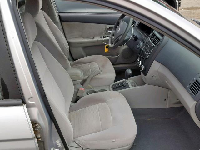 KNAFE121275457135 - 2007 KIA SPECTRA EX SILVER photo 5