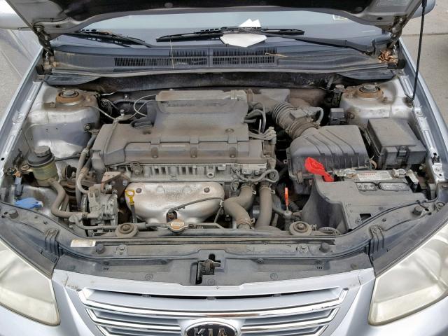 KNAFE121275457135 - 2007 KIA SPECTRA EX SILVER photo 7