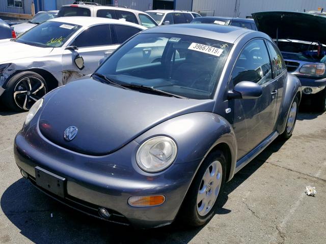 3VWCK21CX2M417568 - 2002 VOLKSWAGEN NEW BEETLE Գրաֆիտ լուսանկար 2