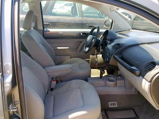 3VWCK21CX2M417568 - 2002 VOLKSWAGEN NEW BEETLE Գրաֆիտ լուսանկար 5