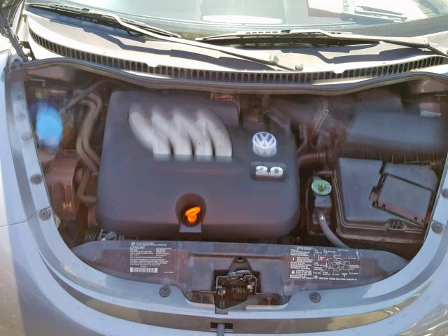 3VWCK21CX2M417568 - 2002 VOLKSWAGEN NEW BEETLE Գրաֆիտ լուսանկար 7