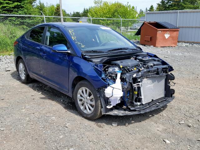 3KPC24A35KE055903 - 2019 HYUNDAI ACCENT SE BLUE photo 1