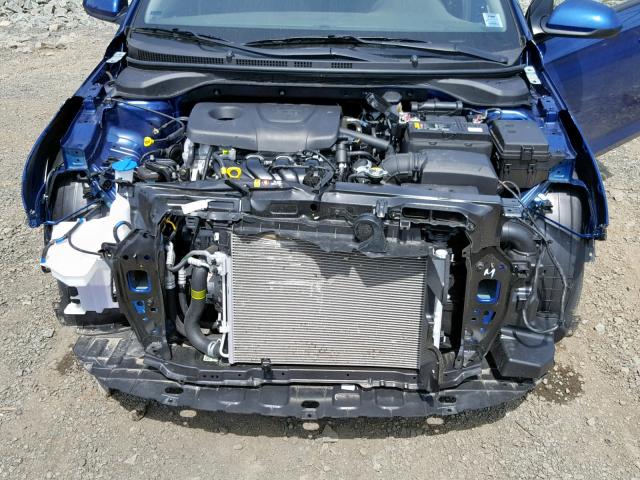 3KPC24A35KE055903 - 2019 HYUNDAI ACCENT SE BLUE photo 7