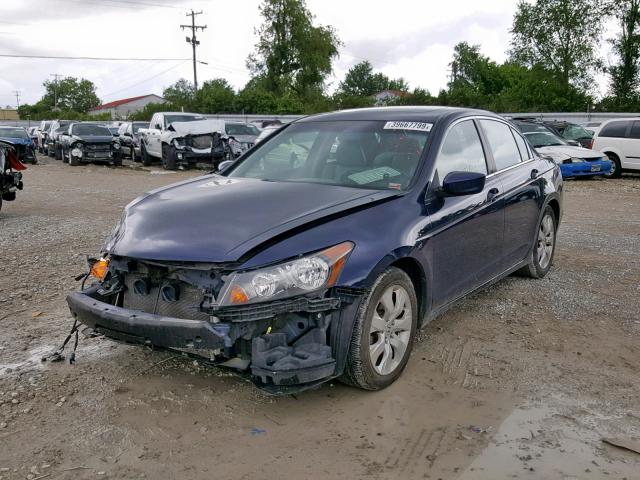 1HGCP2F88AA087550 - 2010 HONDA ACCORD EXL BLUE photo 2