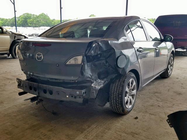 JM1BL1TG2D1723721 - 2013 MAZDA 3 I GRAY photo 4