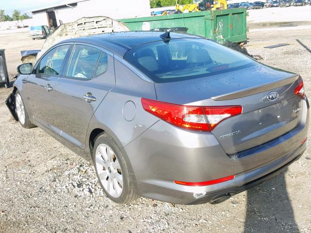 5XXGR4A6XCG013470 - 2012 KIA OPTIMA SX SILVER photo 3