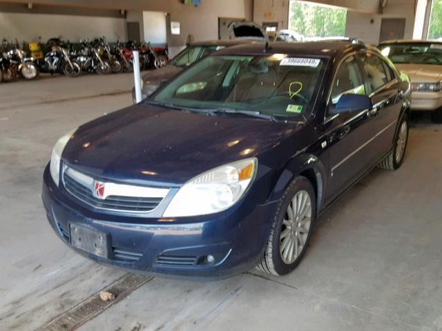 1G8ZV57787F279854 - 2007 SATURN AURA XR BLUE photo 2