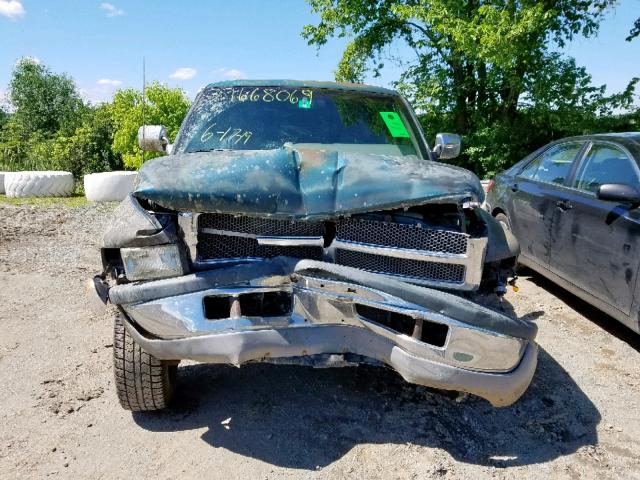 3B7KF23Z2TM168432 - 1996 DODGE RAM 2500 GREEN photo 7