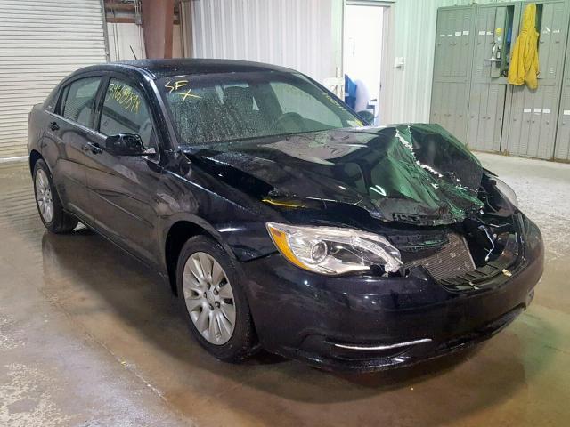 1C3CCBAG0CN291512 - 2012 CHRYSLER 200 LX BLACK photo 1