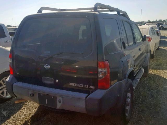 5N1ED28T01C550900 - 2001 NISSAN XTERRA XE BLACK photo 4