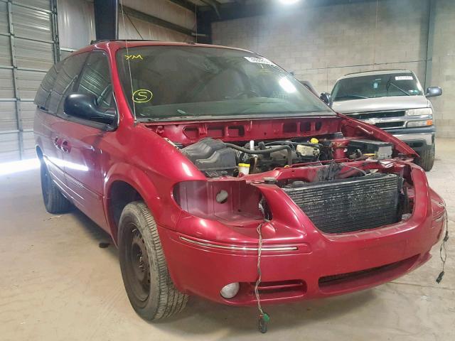 2A8GP64L97R258365 - 2007 CHRYSLER TOWN & COU RED photo 1