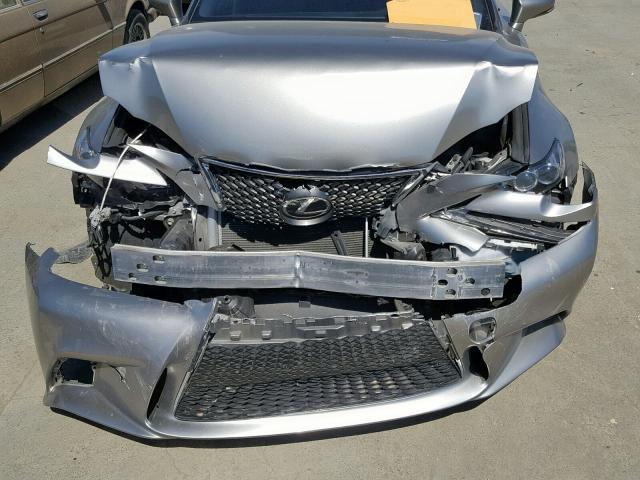 JTHBF1D21F5078841 - 2015 LEXUS IS 250 GRAY photo 9