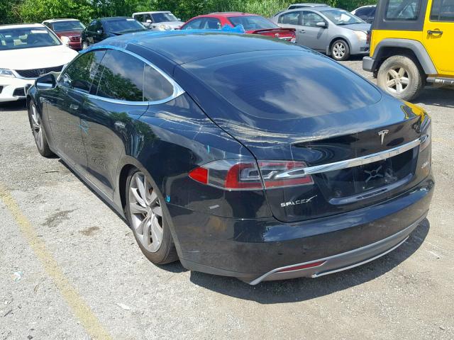 5YJSA1DG0DFP28296 - 2013 TESLA MODEL S CHARCOAL photo 3