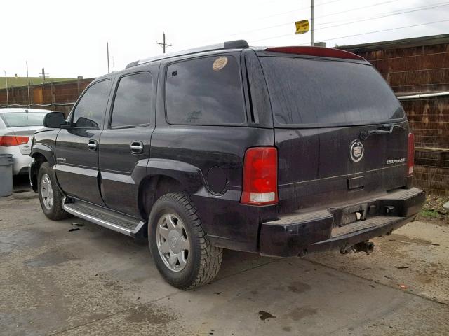 1GYEK63N82R216195 - 2002 CADILLAC ESCALADE L BLACK photo 3