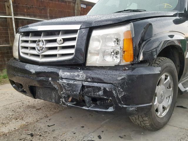 1GYEK63N82R216195 - 2002 CADILLAC ESCALADE L BLACK photo 9