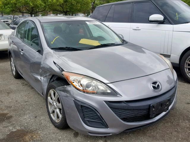 JM1BL1SGXA1287407 - 2010 MAZDA 3 I GRAY photo 1