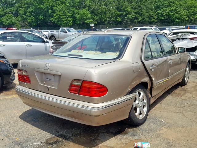 WDBJF65J12B410917 - 2002 MERCEDES-BENZ E 320 GOLD photo 4