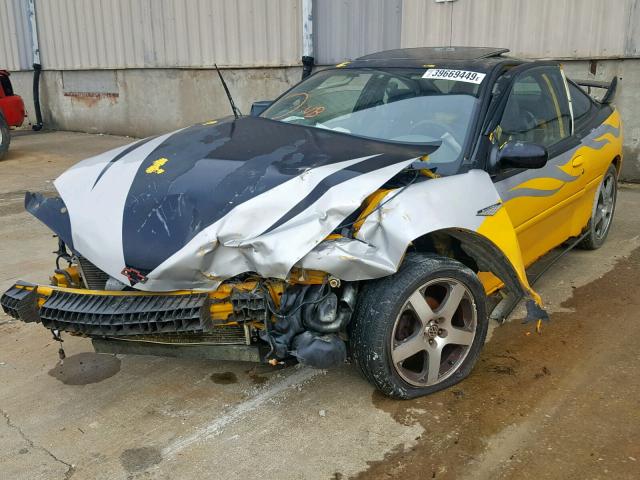 1G1JH12FX27326752 - 2002 CHEVROLET CAVALIER L YELLOW photo 2