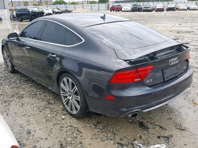 WAU2GAFC9EN096942 - 2014 AUDI A7 PRESTIG GRAY photo 3