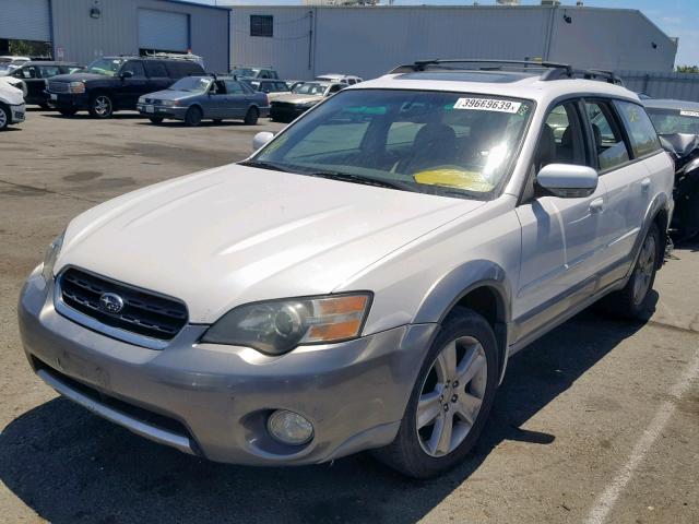 4S4BP86C654318382 - 2005 SUBARU LEGACY OUT WHITE photo 2