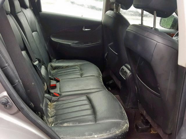 JNKAJ09F58M357931 - 2008 INFINITI EX35 BASE GRAY photo 6