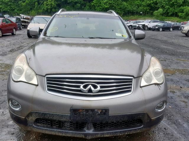 JNKAJ09F58M357931 - 2008 INFINITI EX35 BASE GRAY photo 9