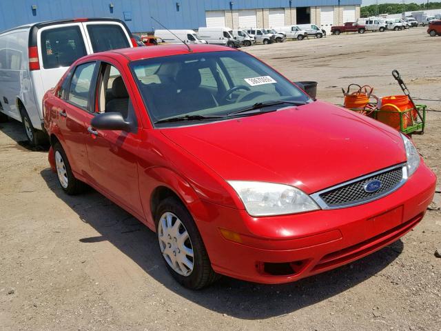 1FAFP34N27W119968 - 2007 FORD FOCUS ZX4 BURGUNDY photo 1