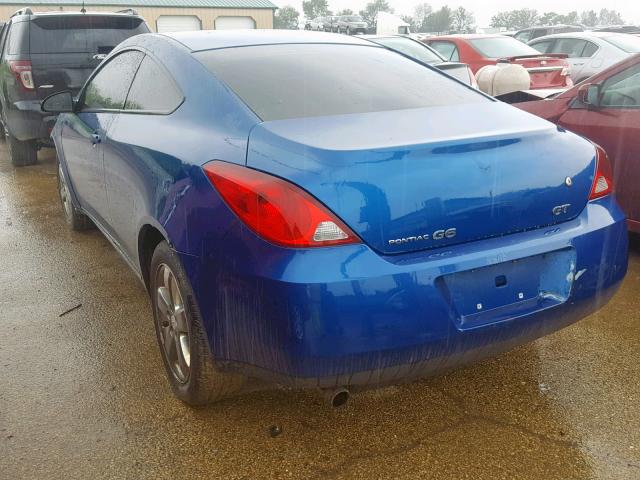 1G2ZH18N974112339 - 2007 PONTIAC G6 GT BLUE photo 3