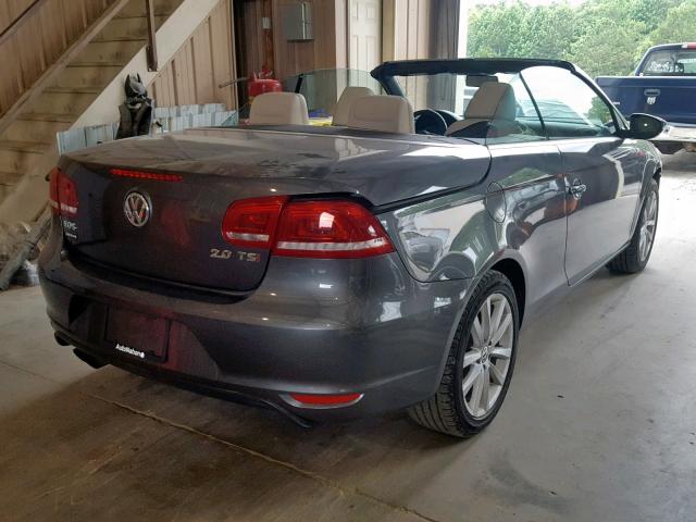 WVWBW8AH4FV005627 - 2015 VOLKSWAGEN EOS KOMFOR GRAY photo 4