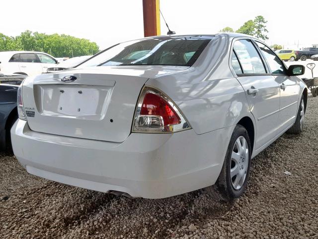 3FAHP06Z88R210903 - 2008 FORD FUSION S WHITE photo 4