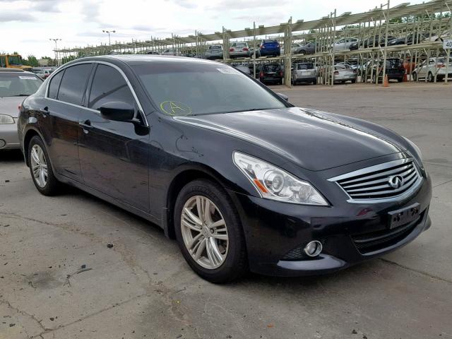 JN1CV6AR4DM759489 - 2013 INFINITI G37 BLACK photo 1