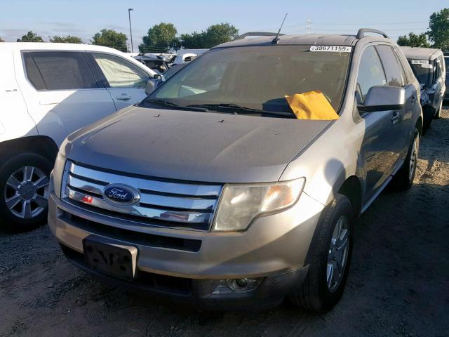 2FMDK48C88BA51611 - 2008 FORD EDGE SEL GRAY photo 2