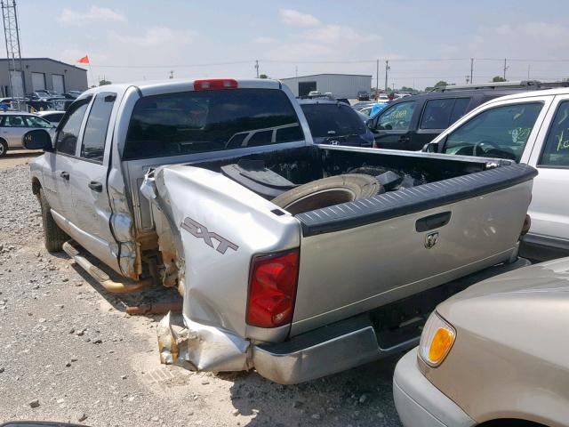 1D7HA18K07J519684 - 2007 DODGE RAM 1500 S SILVER photo 3