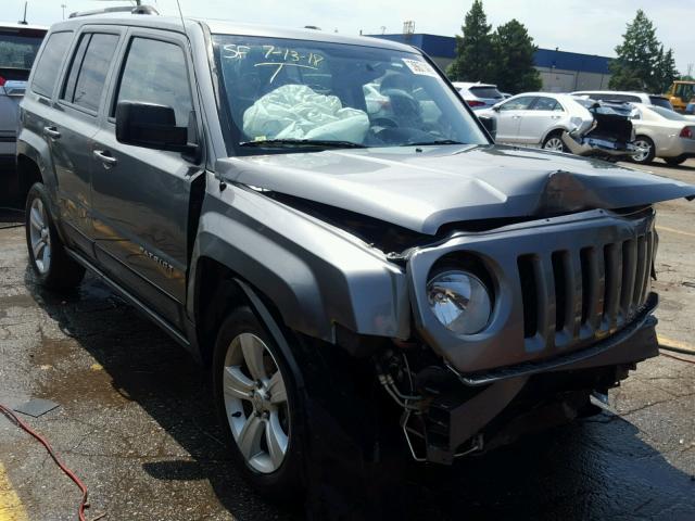 1C4NJRCB9DD193350 - 2013 JEEP PATRIOT LI GRAY photo 1